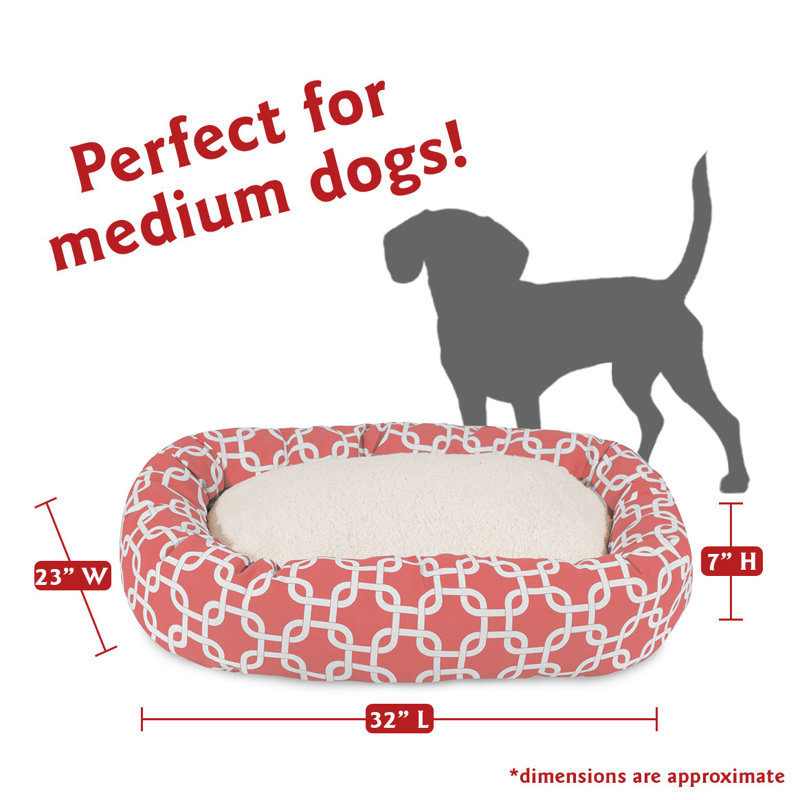 Majestic Pet Links Geometric Polyester Pet Bed & Reviews Wayfair